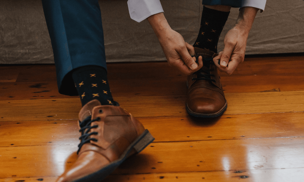 Merino Wool Socks for your Wedding Day!