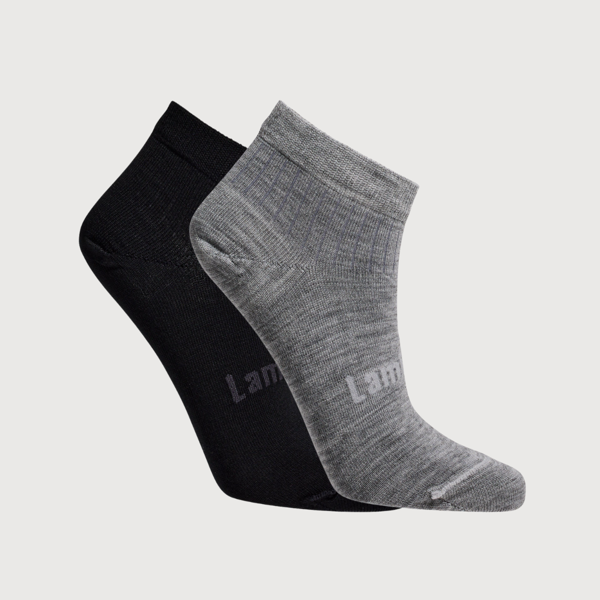 merino wool ankle socks black and grey nz