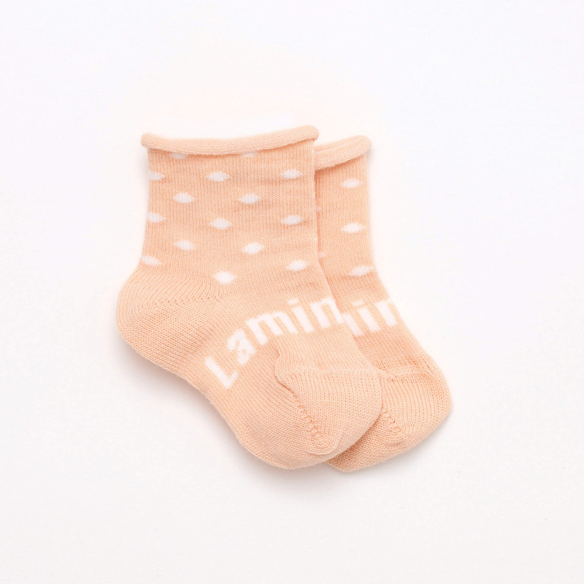 Merino Wool Roll Top Crew Socks | BABY | Lychee