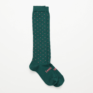 merino knee-high sock woman green nz aus