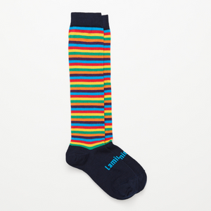 rainbow merino wool child socks knee-high nz aus
