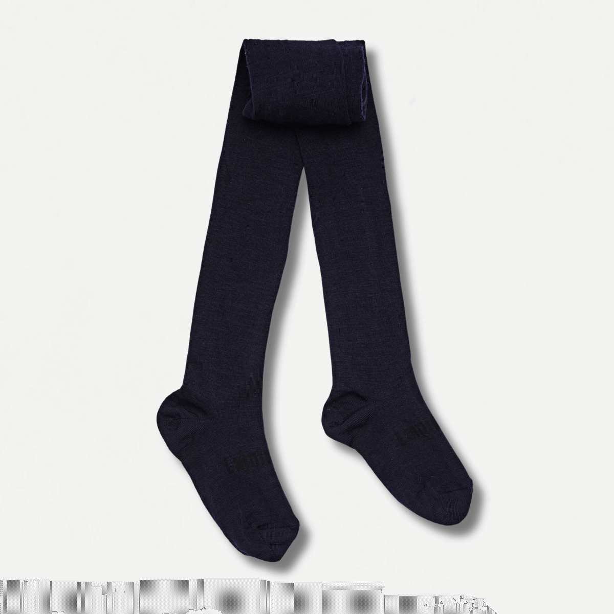Merino Wool Flat Knit Essential Tights | CHILD | Navy