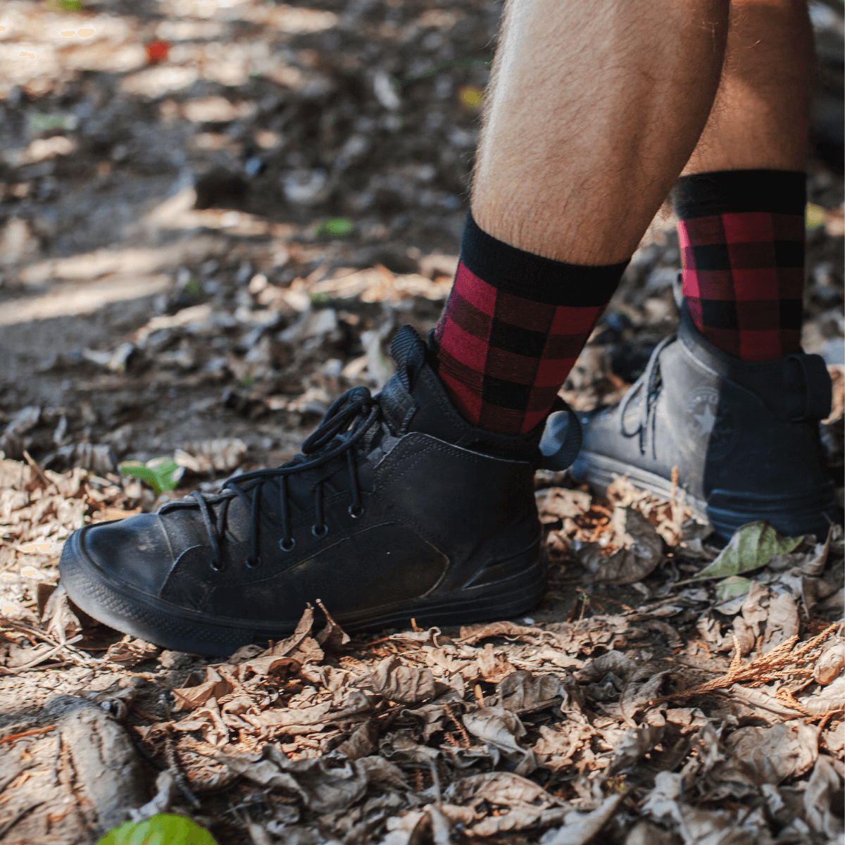 merino wool crew socks black and red nz aus