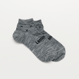 merino wool socks grey and black carter