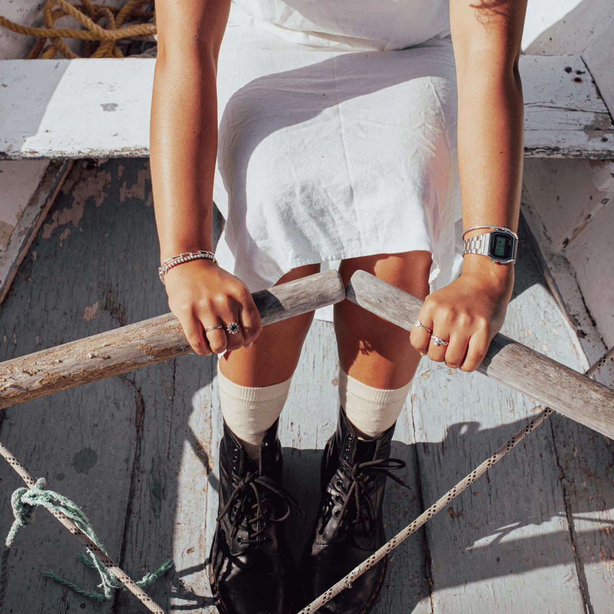 Merino Wool Crew Socks | WOMAN | Posy